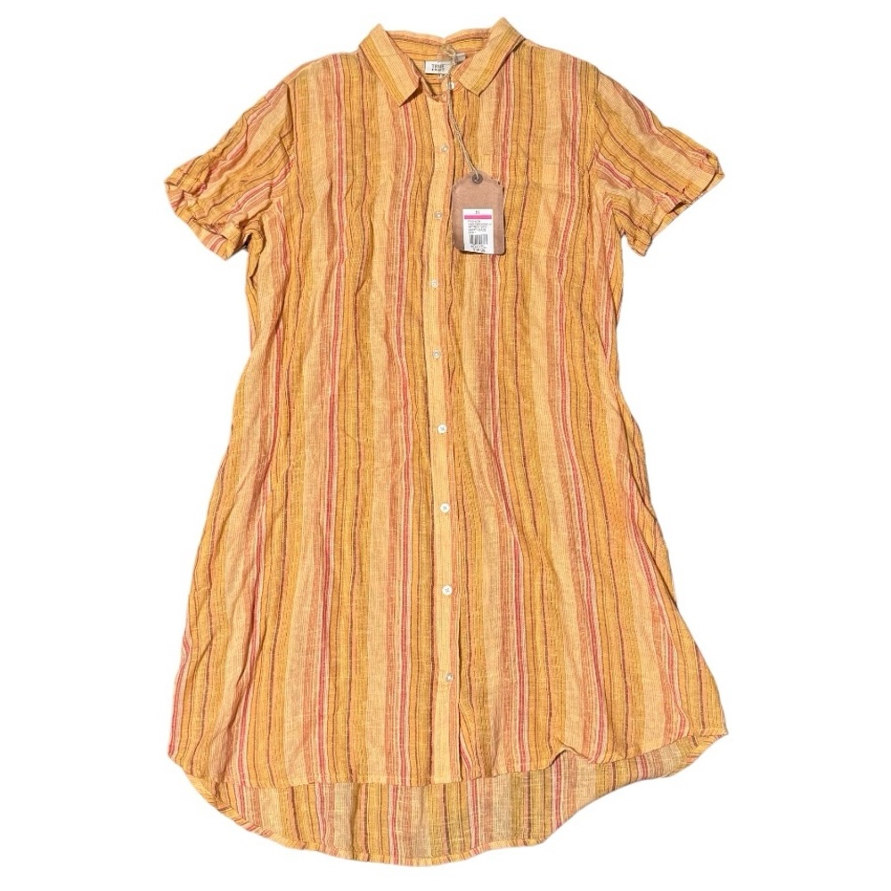 NWT Multicolor Button Up Dress size XL